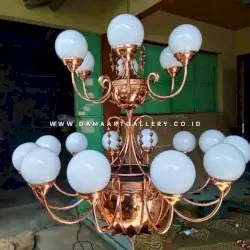 Pesona Lampu Joglo Tembaga Sentuhan Tradisional yang Elegan